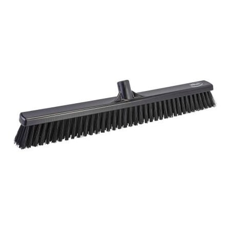 Remco Vikan 24in Combo Push Broom- Soft/Stiff, Black 31949